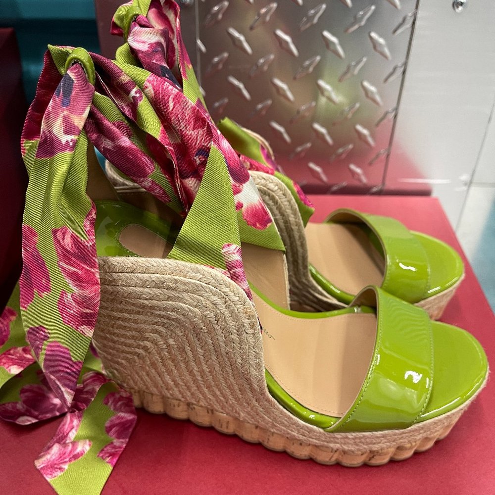 Salvatore Ferragamo Leuca Lemon Sandals Shoes